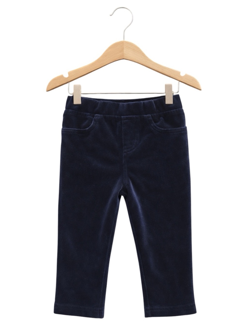 5/$15 Joe Fresh Baby Girl Stretchy Velour Pull Up Pants